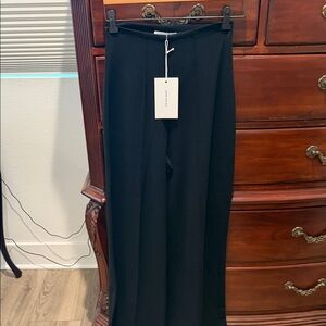 Noli Black Wide-Leg Trousers